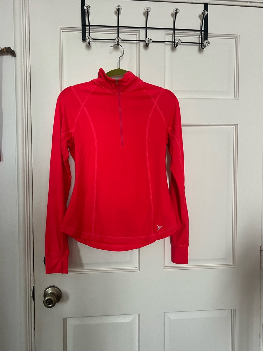 Old Navy Hot Pink Quarter-Zip Active Pullover